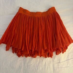 Orange Free People Skirt